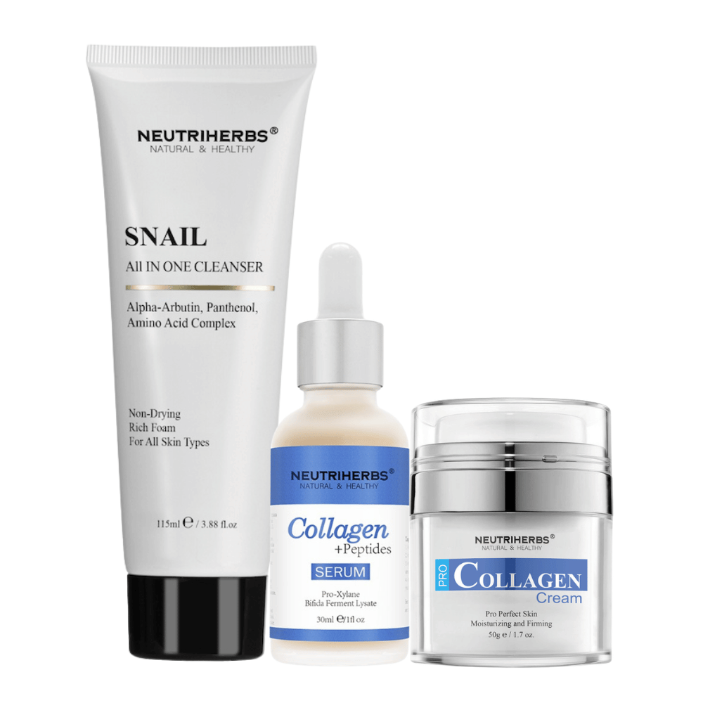 Firming Routine Kit s Collagen Peptide Serum, Pro Collagen Cream a Snail Cleanser